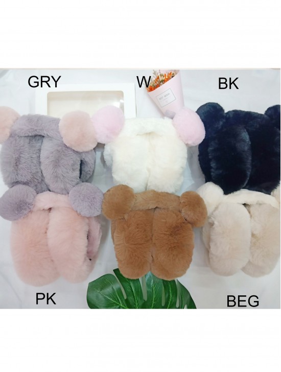 Cute Bear Ears Plush Earmuff